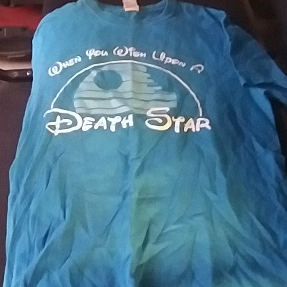 Blue "Death Star" Disney t-shirt
